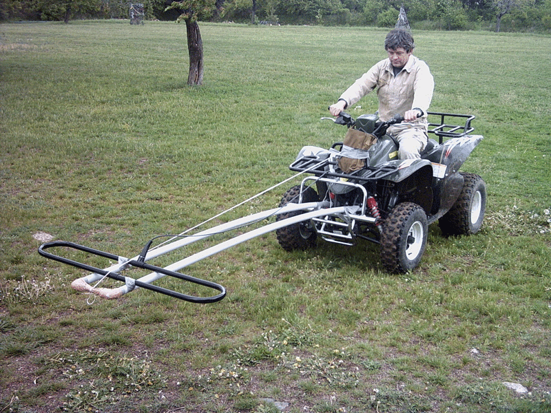 8in x 48in Coil Mounted on ATV