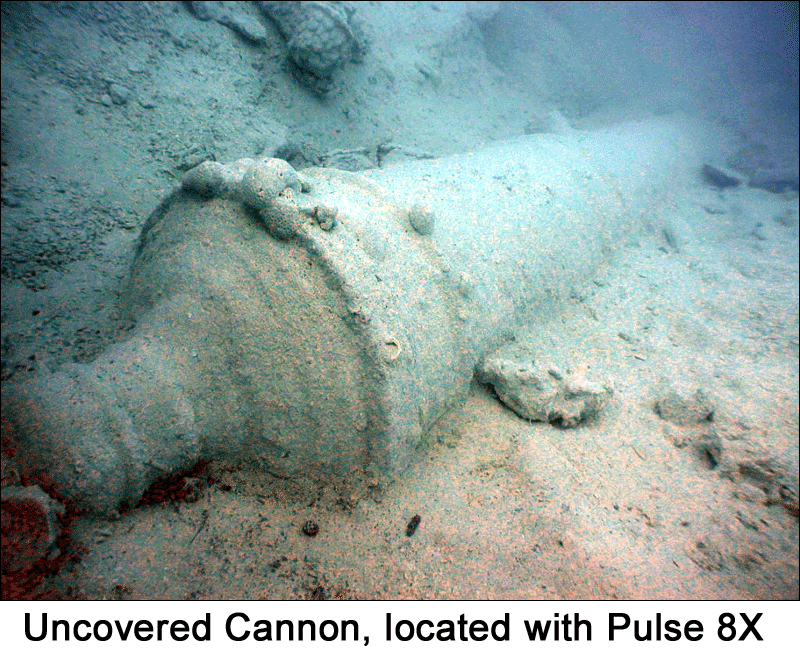 Uncovered Cannon located with Pulse 8X