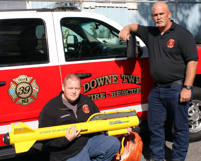 Downe Twp Fire Rescue with Side Scan Sonar