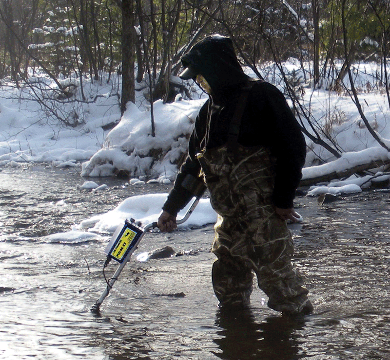 Jim Marquard working a river with his Pulse 8X