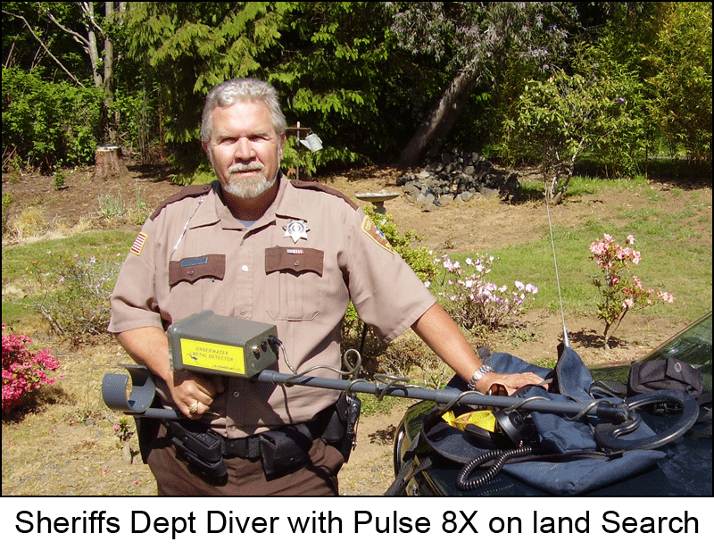  Sheriffs Dept Diver with Pulse 8X on land search