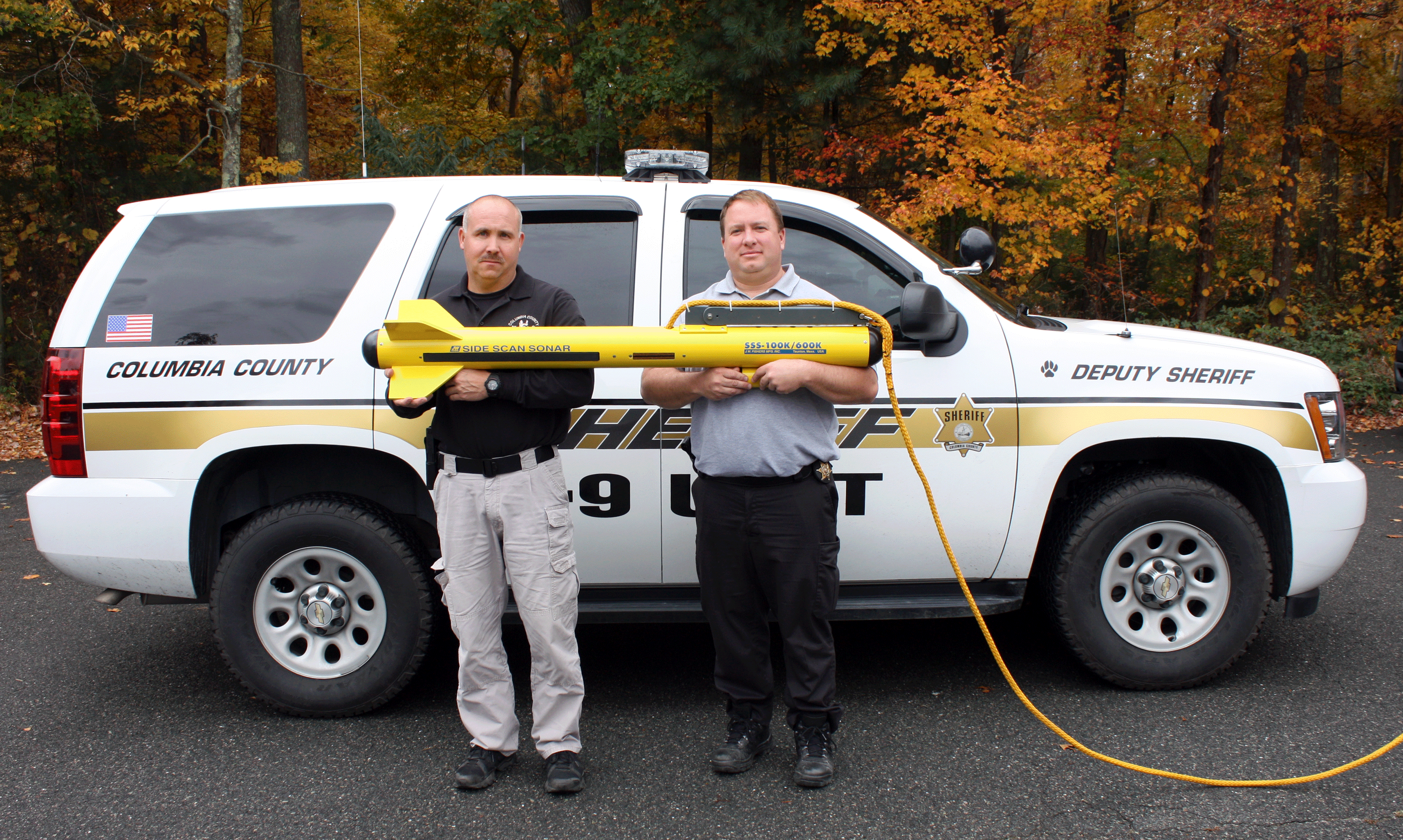 Columbia County Sheriff with Side Scan Sonar