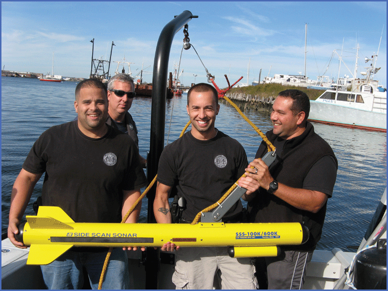 New Bedford Dive Team with Dual Frequency Side Scan